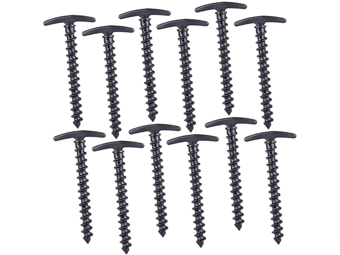 Estacas De Plástico Para Barraca De Camping, 14,5 Cm