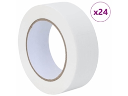 Conjunto 24 Fita Para Pintores Vidaxl Branco Papel (38mm X 50m)