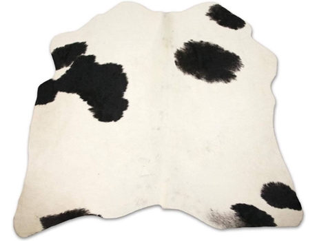 Tapete ZERIMAR Pele de Vaca (Bege - 125x130 cm - Pele)