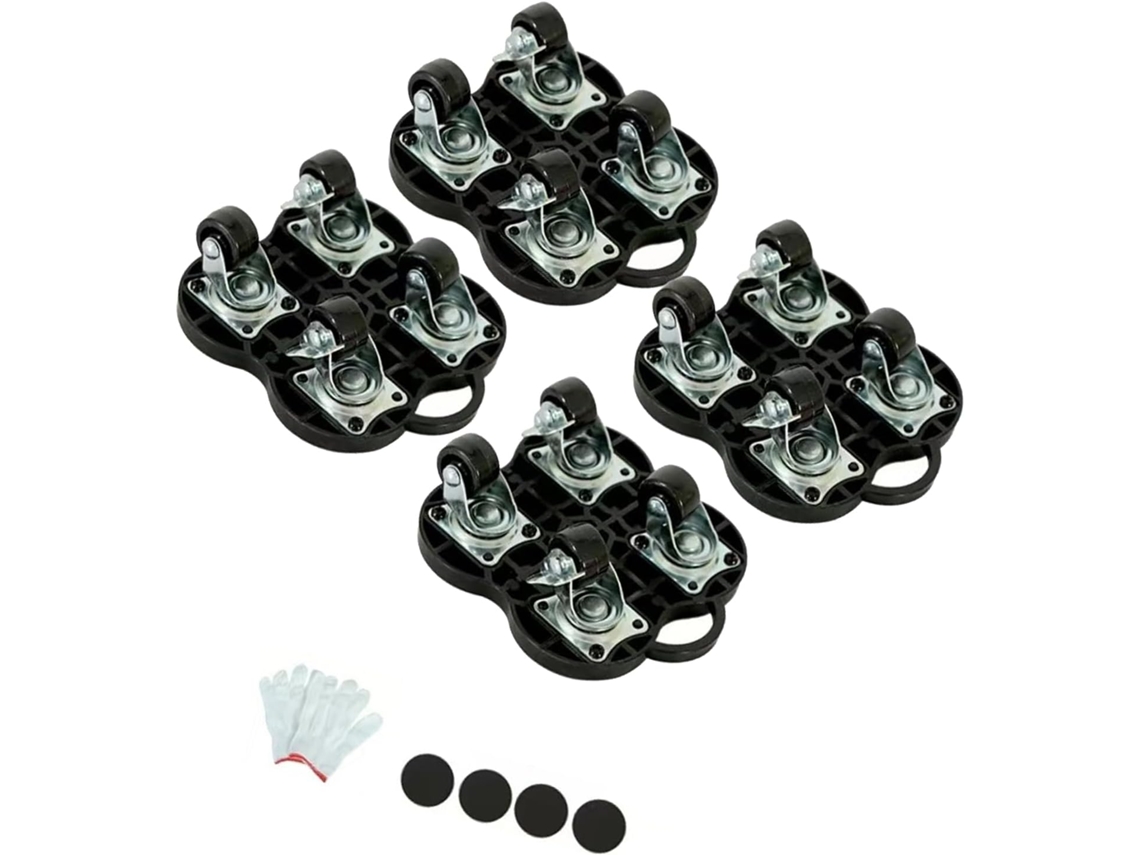 Solução completa para mudanças com ferramentas de nível profissional, incluindo elevadores, carrinhos e almofadas.