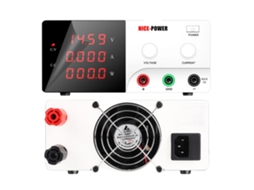 Fonte De Alimentação, Tensão Ajustável, Display Digital, Branco, 220v-e, 30v 20a