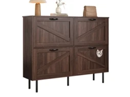 Sapateira 4 Portas 7 9 Pares Brinquedo Gato Nogueira VOLTEDGE