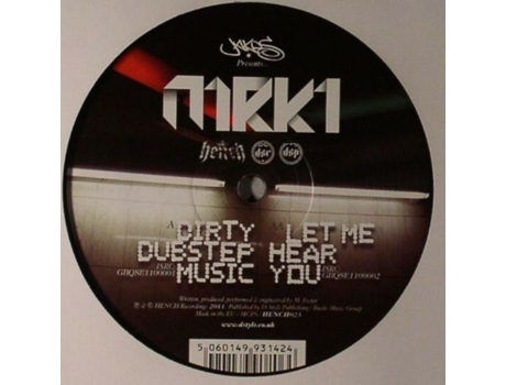 Vinil Dirty Dubstep Music / Let Me Hear You H.e.n.c.h Recordings