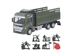 Mali modelo de Caminhão Transporte de Liga 18,6cm com Ação de Retração Brinquedo Coleção
