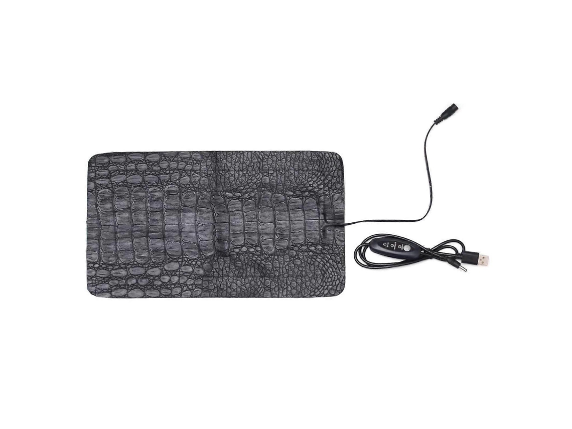 Tapete Aquecido, Cobertor Elétrico Para Terrário, Em Couro Pu Anti Riscos, Com Temperatura Ajustável, Ideal Para Répteis. Olysi Shop