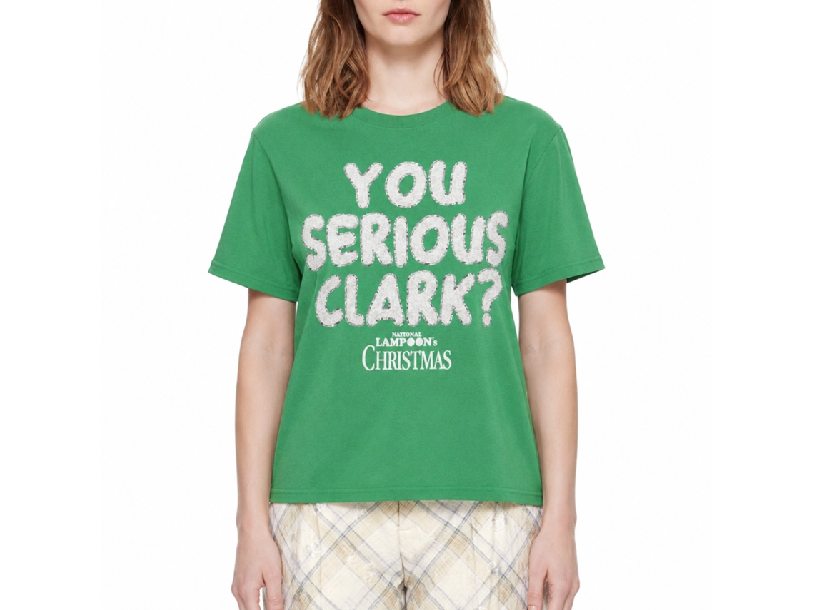 Rockinstone National Lampoon's Christmas Vacation You Serious Clark White 2 T-shirt Size:l
