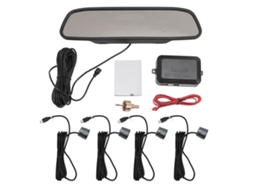 Sistema de Radar de Ré com 4 Sensores, Display Led, Alerta Sonoro e Visual | S/MARCA