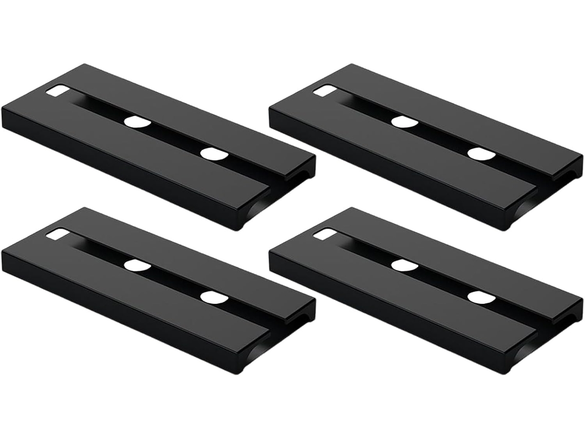 Suporte De Vidro Para Pendurar Sob Armário, Conjunto De 4 Peças Com Adesivo Para Exibir Vidro Orga Gokoco