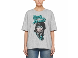 Rockinstone Rambo Movie Rain On Your Face Heather Gray Adult T-shirt Size:m