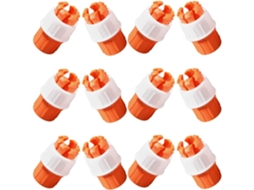 Conjunto De 50 Conexões Mangueira Pvc Laranja, Compatíveis