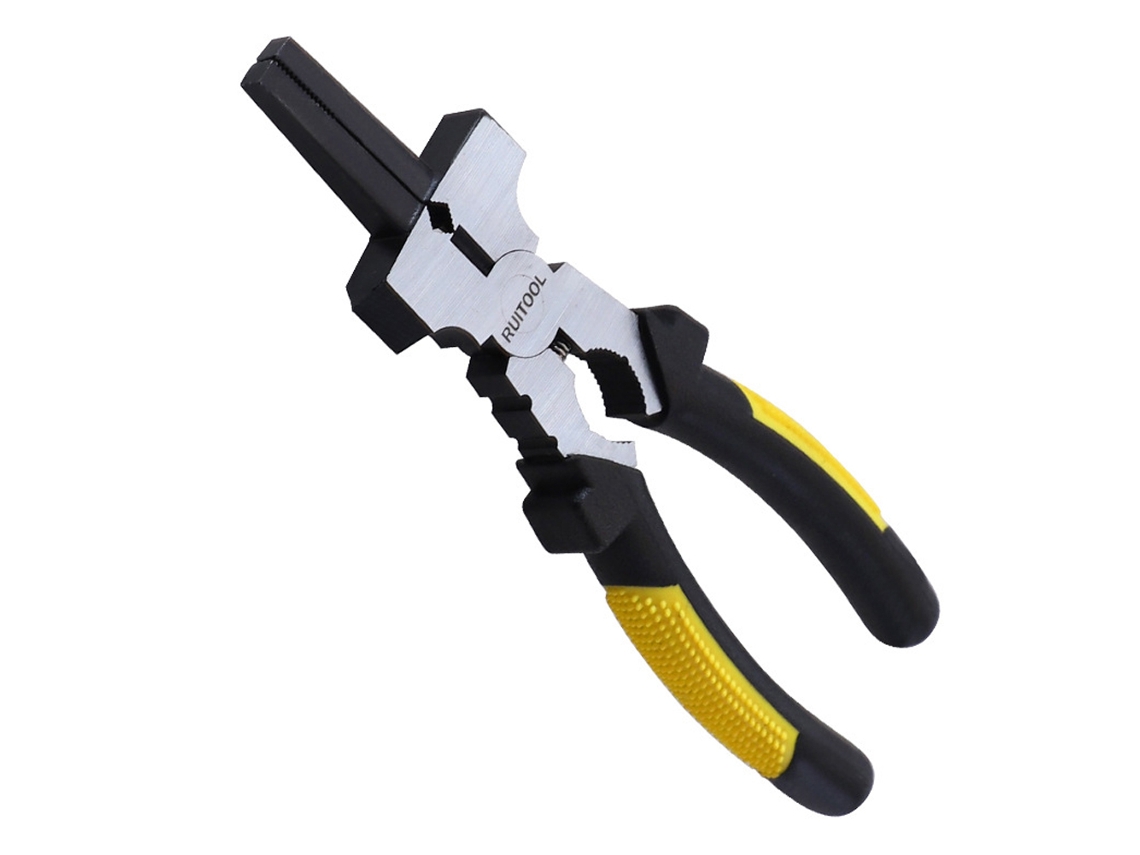 Agarrador de eletrodo 7 polegadas multifuncional clamp de soldagem TIG MIG alicate com abertura máxima 34mm