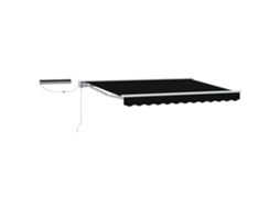 Conjunto 1 Toldo Retrátil Elétrico Vidaxl Branco Alumínio (3 X 2,5 M)