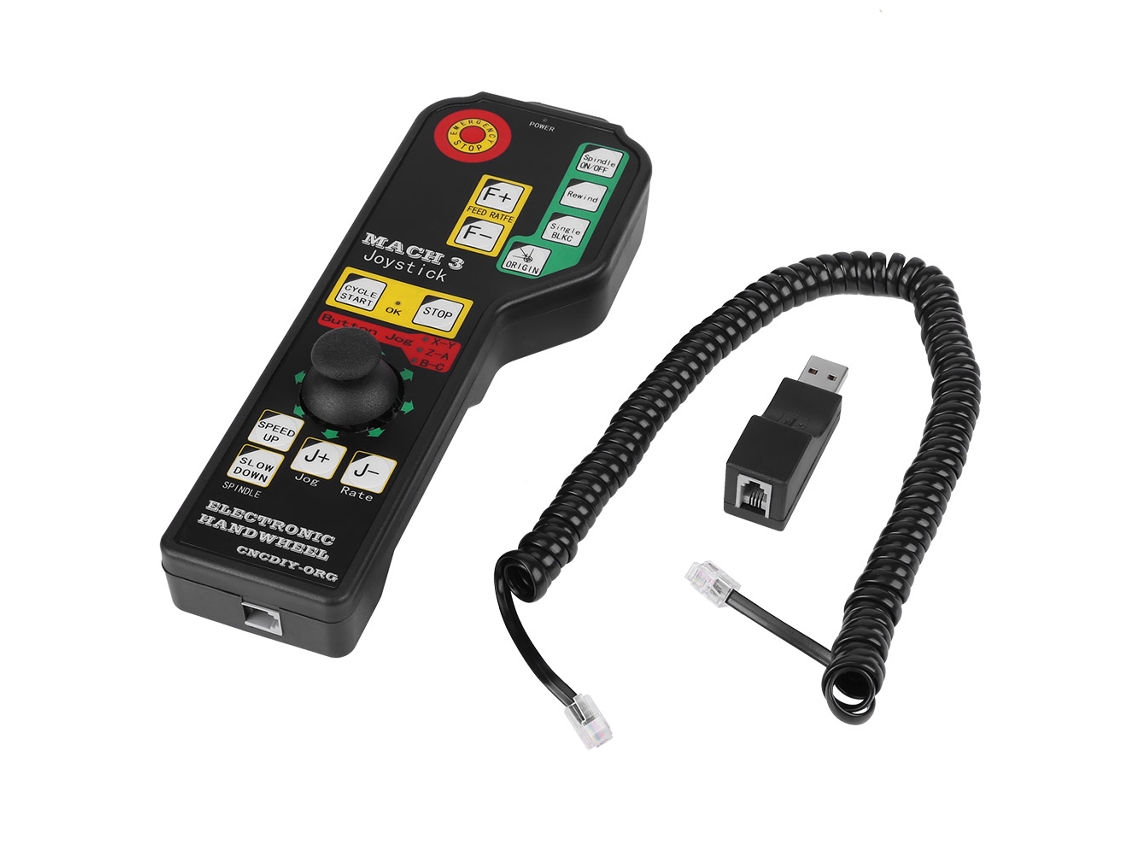 Controlador Manual Cnc 6 Eixos Usb