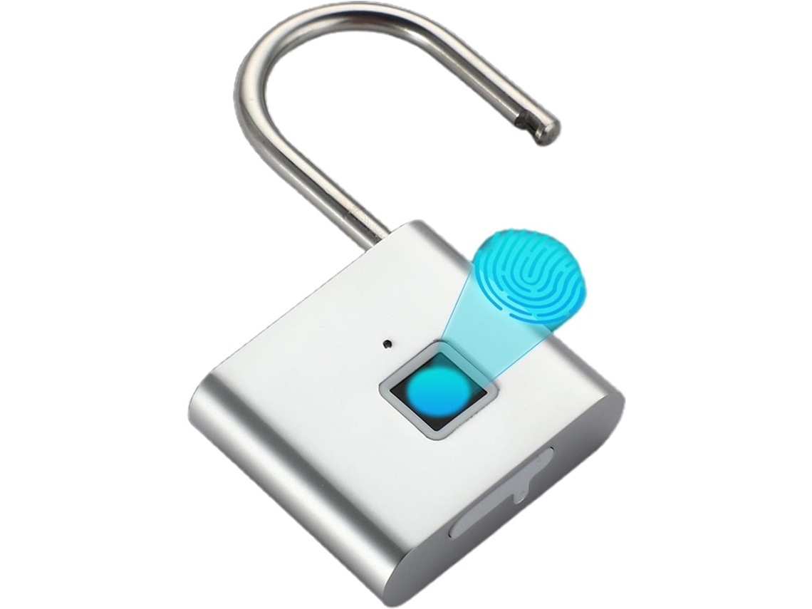 Cadeado Para Academia - Inteligente De Zinco Com Sensor Impressão