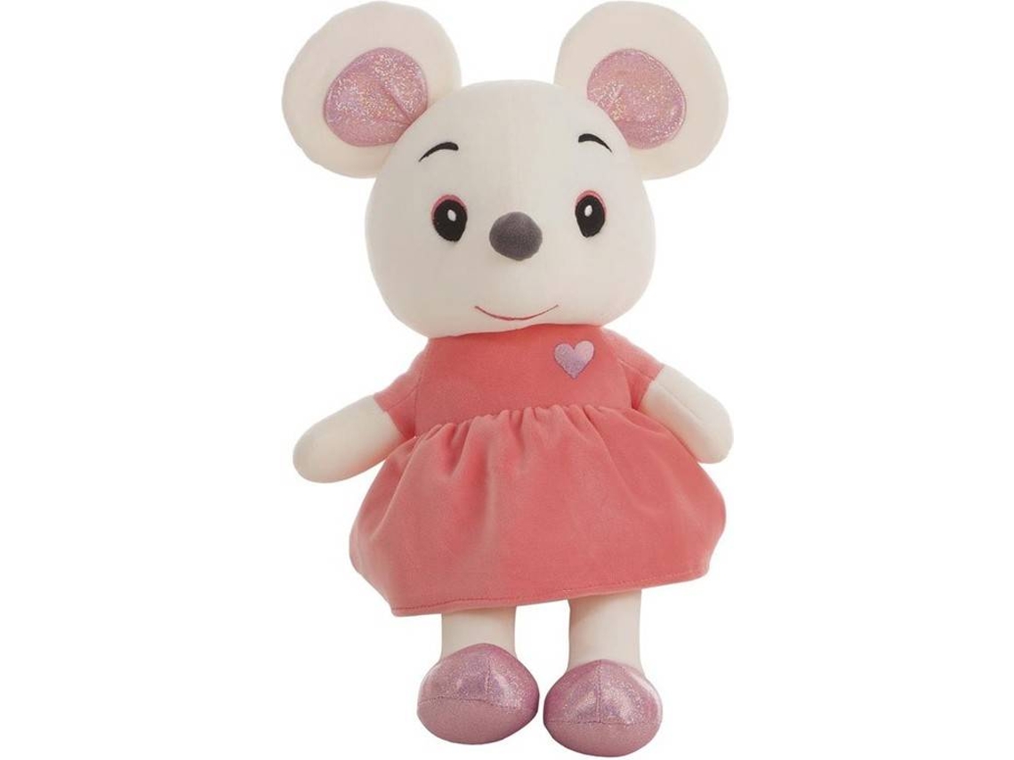 Brinquedo De Pelúcia - Nc - Rato - 45 Cm - Rosa - Unissex
