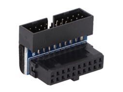 Adaptador Vertical Pin Usb3.0 19pin 20pin 90 Graus Acessórios De Computador De Placa Mãe