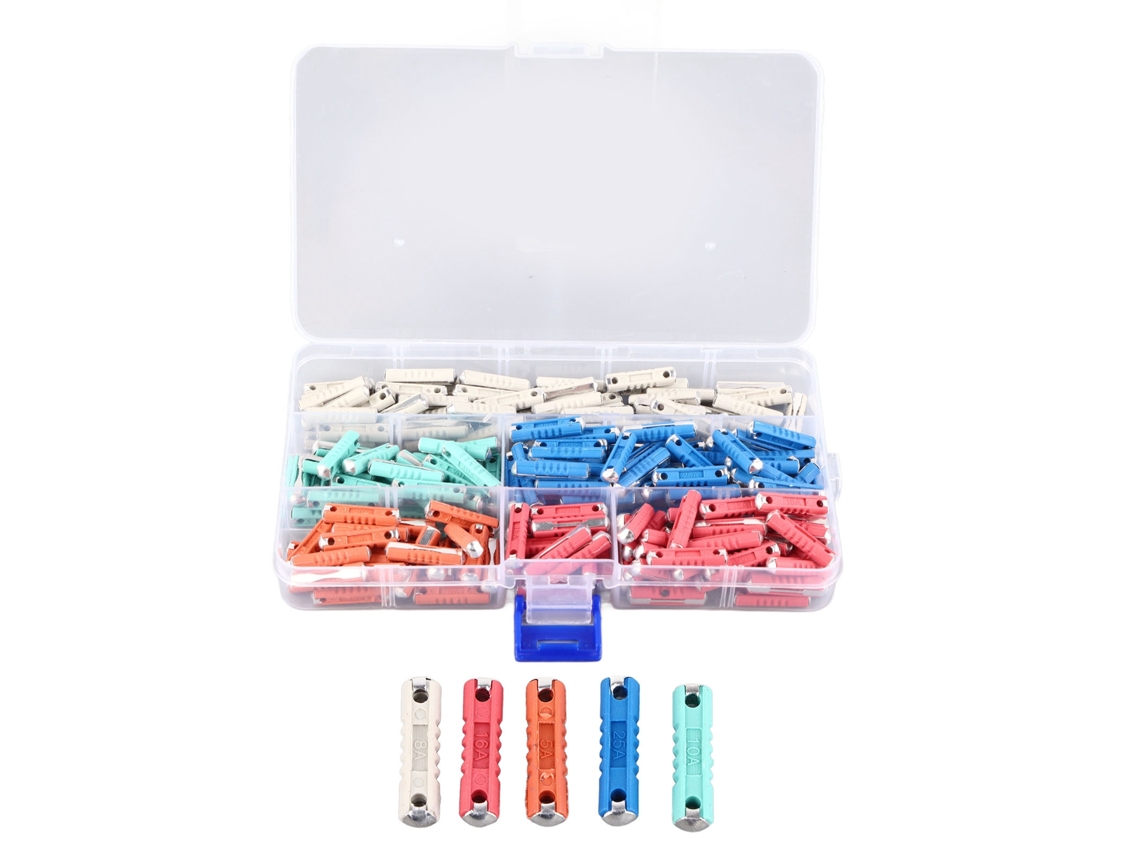 Hkj kit de 200 Peças de Fios de Fusível Torpedo Multicolor para Carros Europeus Estilo Antigo