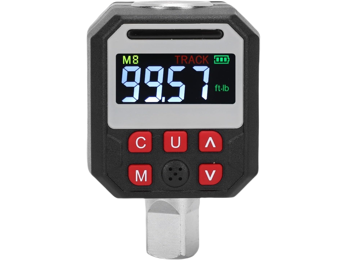 Adaptador De Torque Digital 1/2", Conversor 17-340 Nm Com Display Lcd,