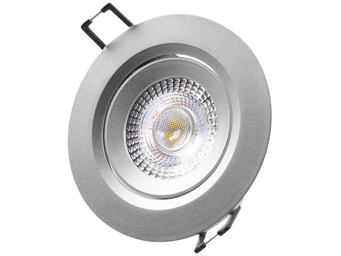 Edm Lâmpada Embutida Led Embutida 5W 380 Lumens 6400K Worten.pt