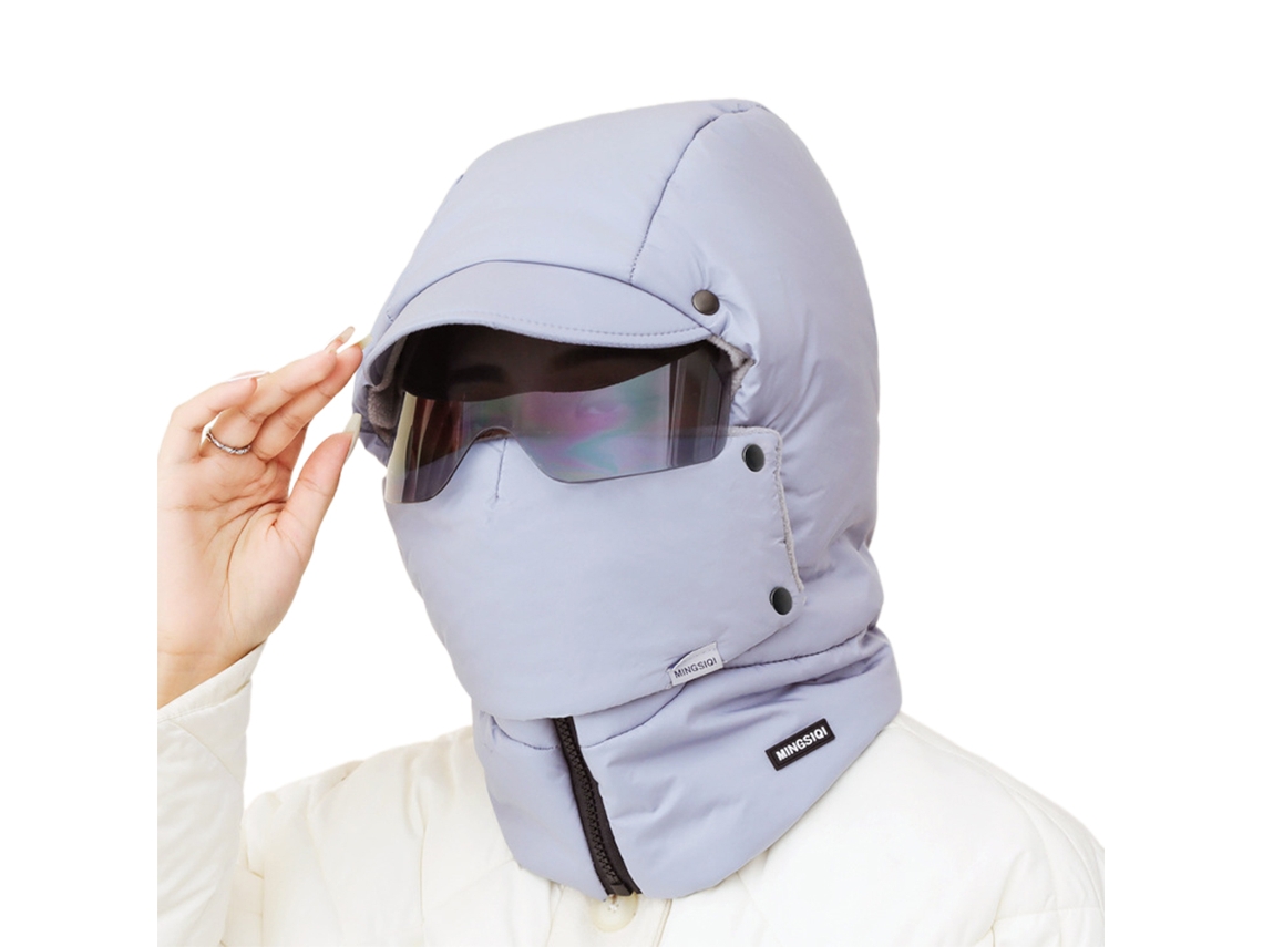 Balaclava Facial Completa À Prova De Vento Para Inverno Com Óculos, Boné De Esqui, Máscara Patiyu, Máscara Facial Completa À Prova De Vento Para Passe