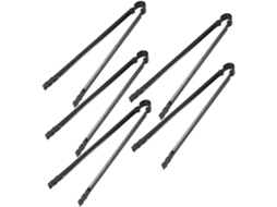 Pinças De Metal Para Churrasco Villcase, 5 Peças, Para Uso Externo, Pinças Para Fogo, Ferramentas Multifuncionais