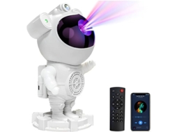 Projetor Astronauta Galaxy Yizhood Bluetooth Ruído Branco Branco