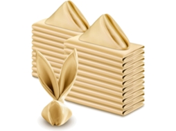 Conjunto De Guardanapos De Pano Ehstmind Dourado Granel Decorativos Elegantes Multicor - 50pcs (30x30x20)