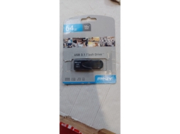 Pen USB PNY Attaché (Outlet Caixa Aberta - 64 GB - USB 3.1 - Preto)