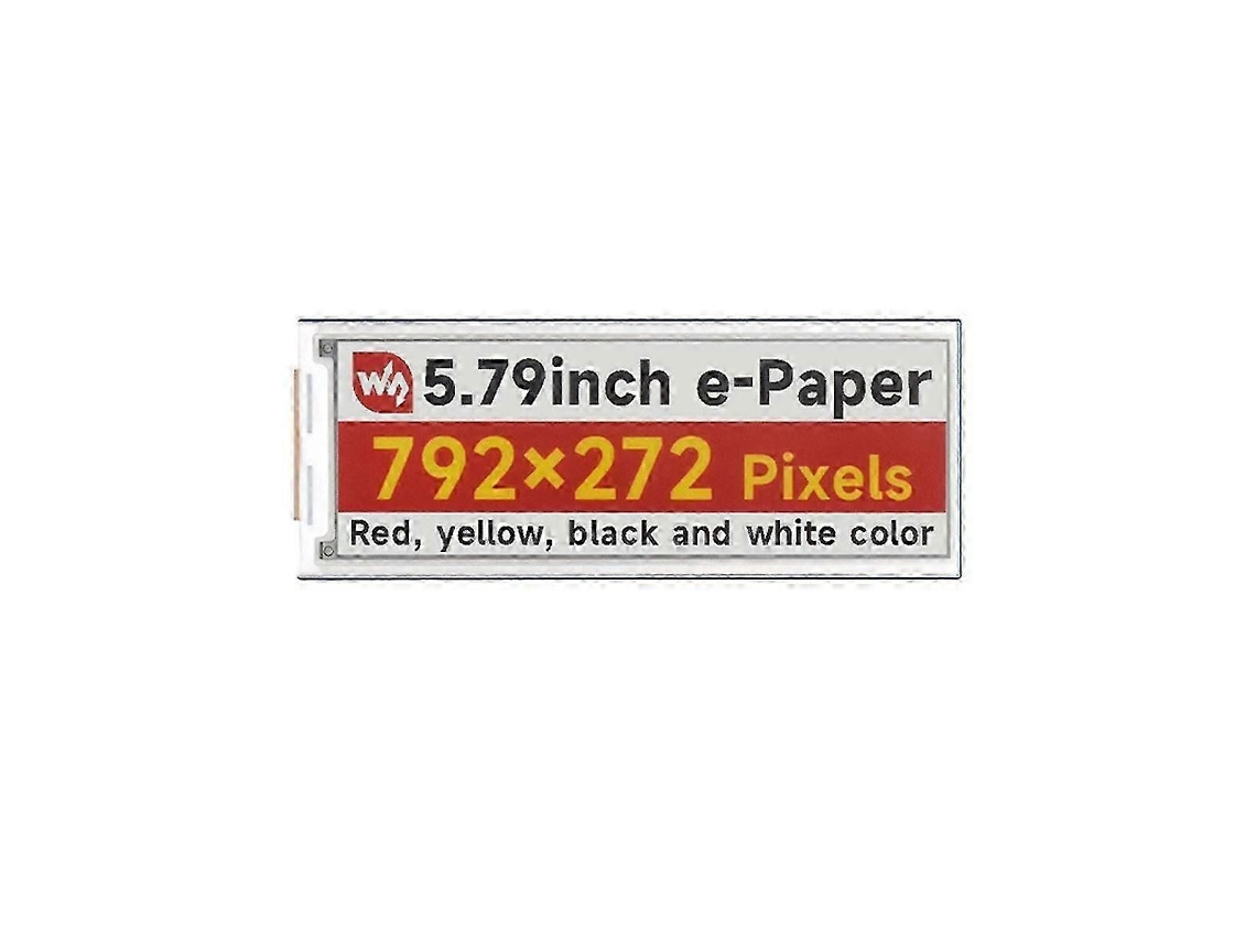 Tela De Tinta Eletrônica De 5,79 Polegadas, Display E-ink De 4 Cores 792x272 Pixels, Display Bruto E-ink Spi
