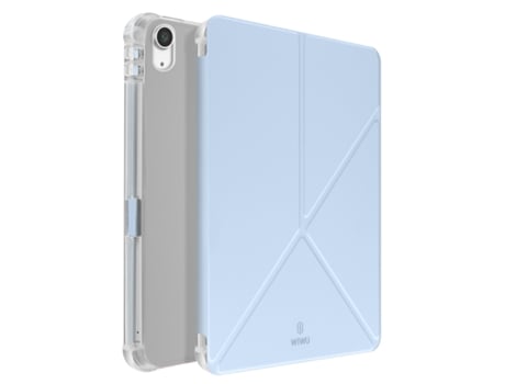 Capa Para Ipad 10,9 2022 Com Função De Suporte E Descanso Azul Wiwu