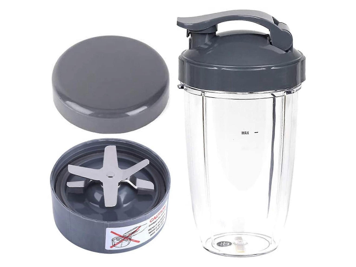 Kit De Acessórios Compatível Com Nutribullet, Tampa E Lâmina Copo 24 Onças Aquaforge