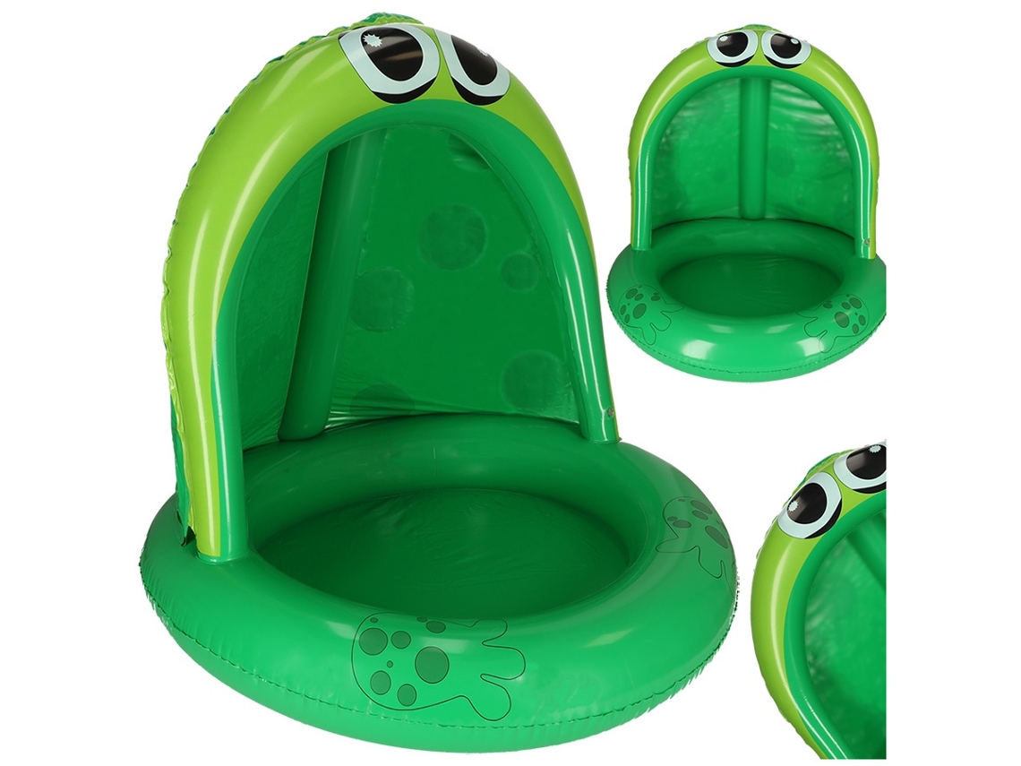 Piscina Inflável com Pontão com Dossel Sapo 95cm Pricenet
