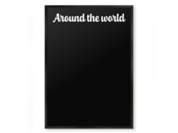 Magnetic Board For Wall Around The World For The Bedroom Espelharte (50x70 Cm)