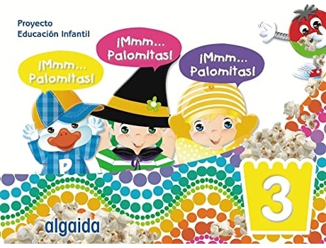 Livro Inf 3 Años Palomitas Mmmm 2022 Da Editorial Algaida De María Dolores Campuzano Valiente (espanhol)
