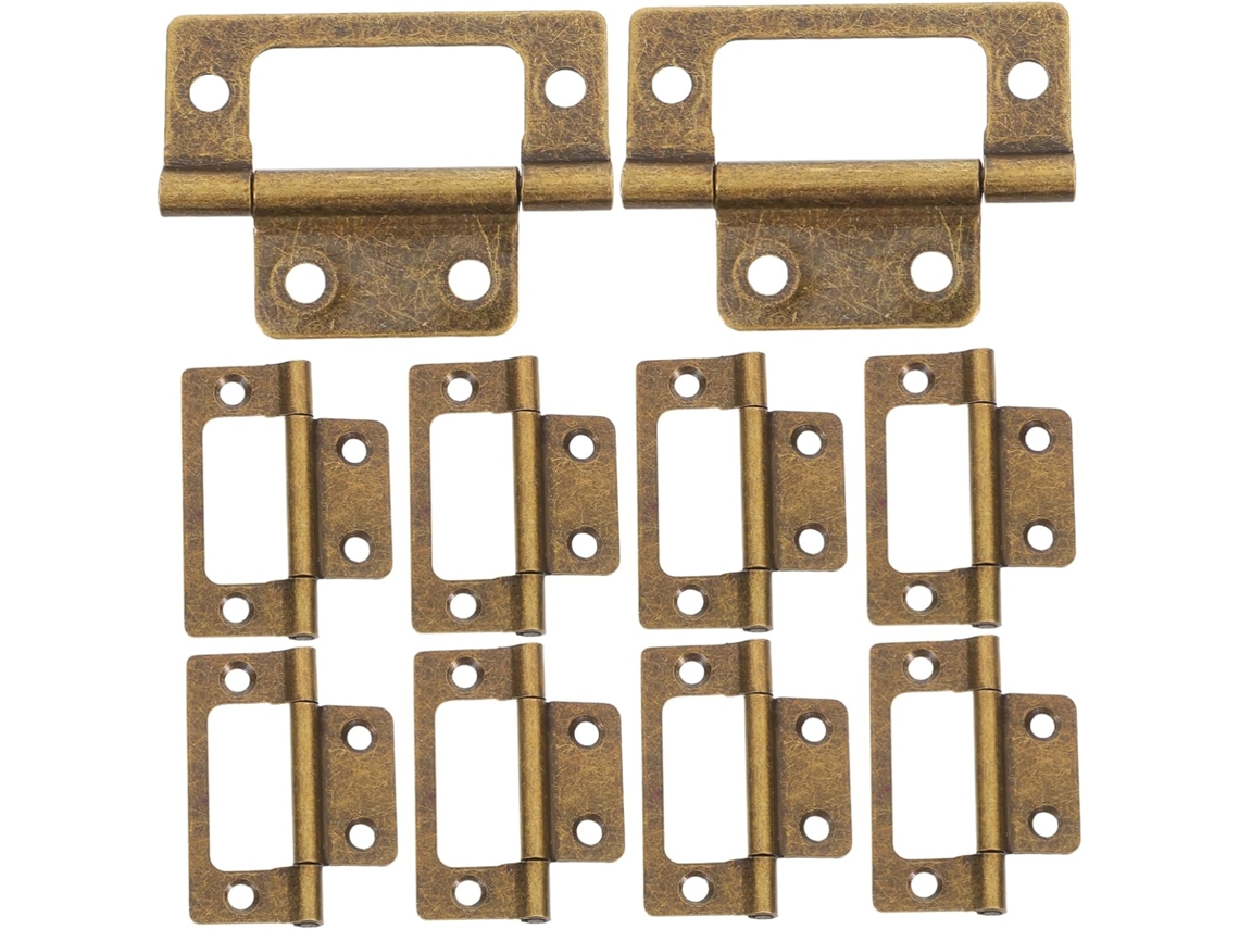 Conjunto De 12 Dobradiças Pequenas Vintage Para Portas Armários,