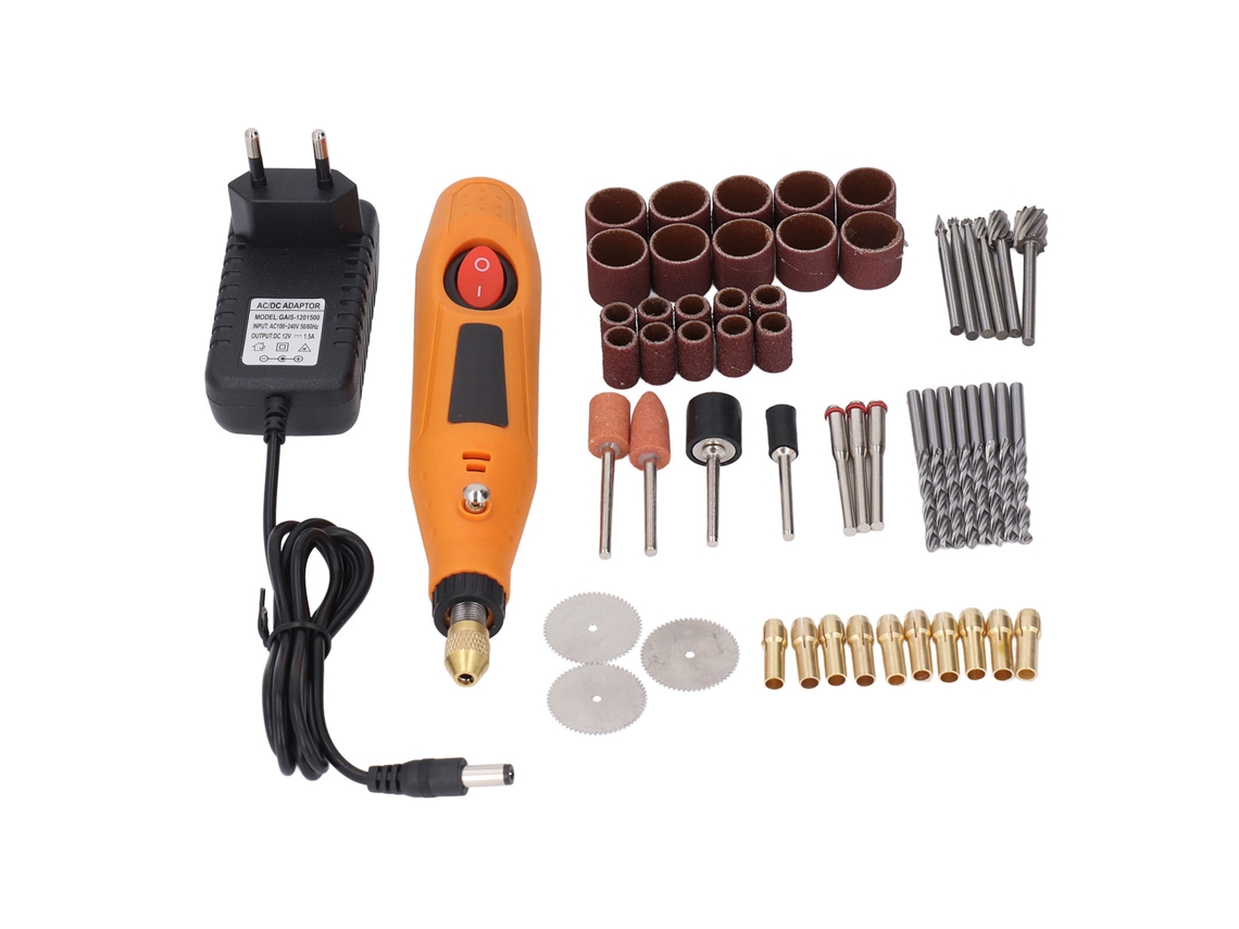 Lápiz Amoladora Eléctrica 12v Multifuncional, Kit De Ferramentas Portátil Para Polir, Limpar, Gravurar, Biselar, Plug Us 100‑240v