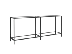 Mesa consola VIDAXL Transparente Vidro (180x35x75.5 cm)
