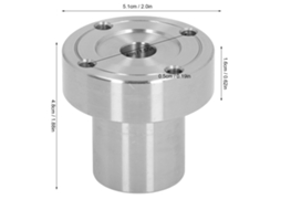 Laxiscreed Prato De Face Para Torno De 2 Polegadas Com Parafusos, Compatível Com Eixo 1x8tpi
