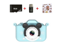Câmera Digital Infantil Hd 2000w Pixel Câmera Dupla Frontal e Traseira Mini Câmera Presente Infantil 8g TAISHENGDA