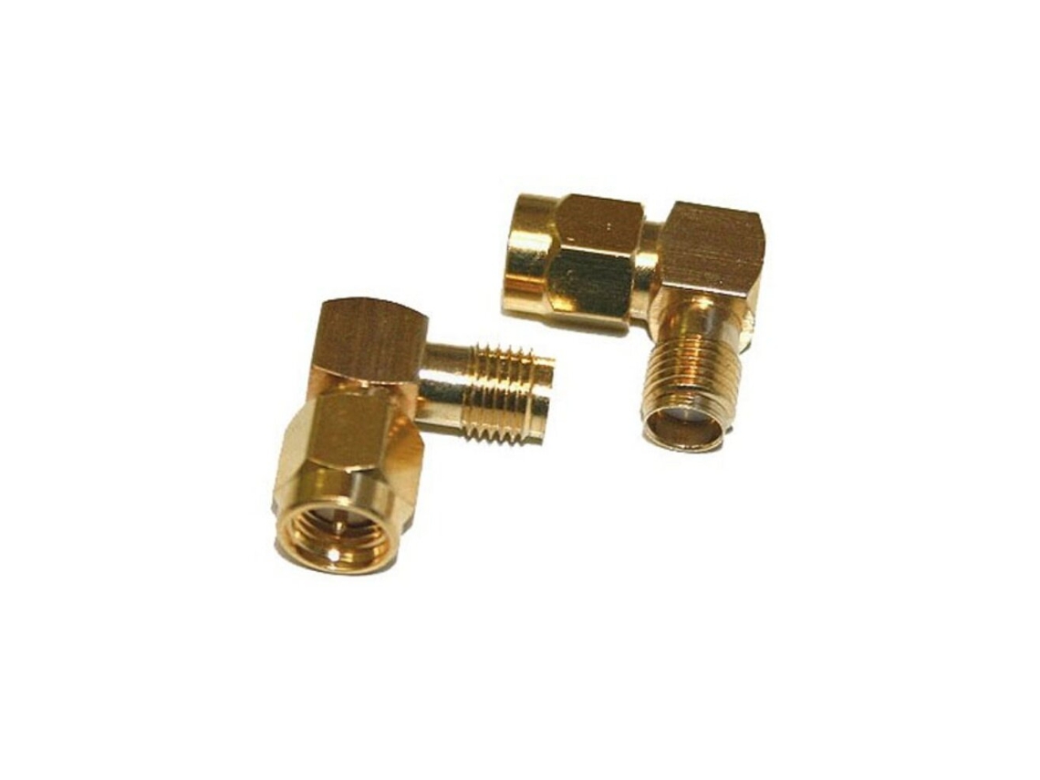 Conjunto de 3 a 10 Adaptadores Sma Macho para Fêmea em Ângulo Reto, com Cotovelo de 90 Graus, para Drones Rc. MDUG