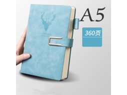 Caderno A5 Slowmoose azul lago