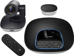 Webcam Profissional LOGITECH Group (Microfone Incorporado)
