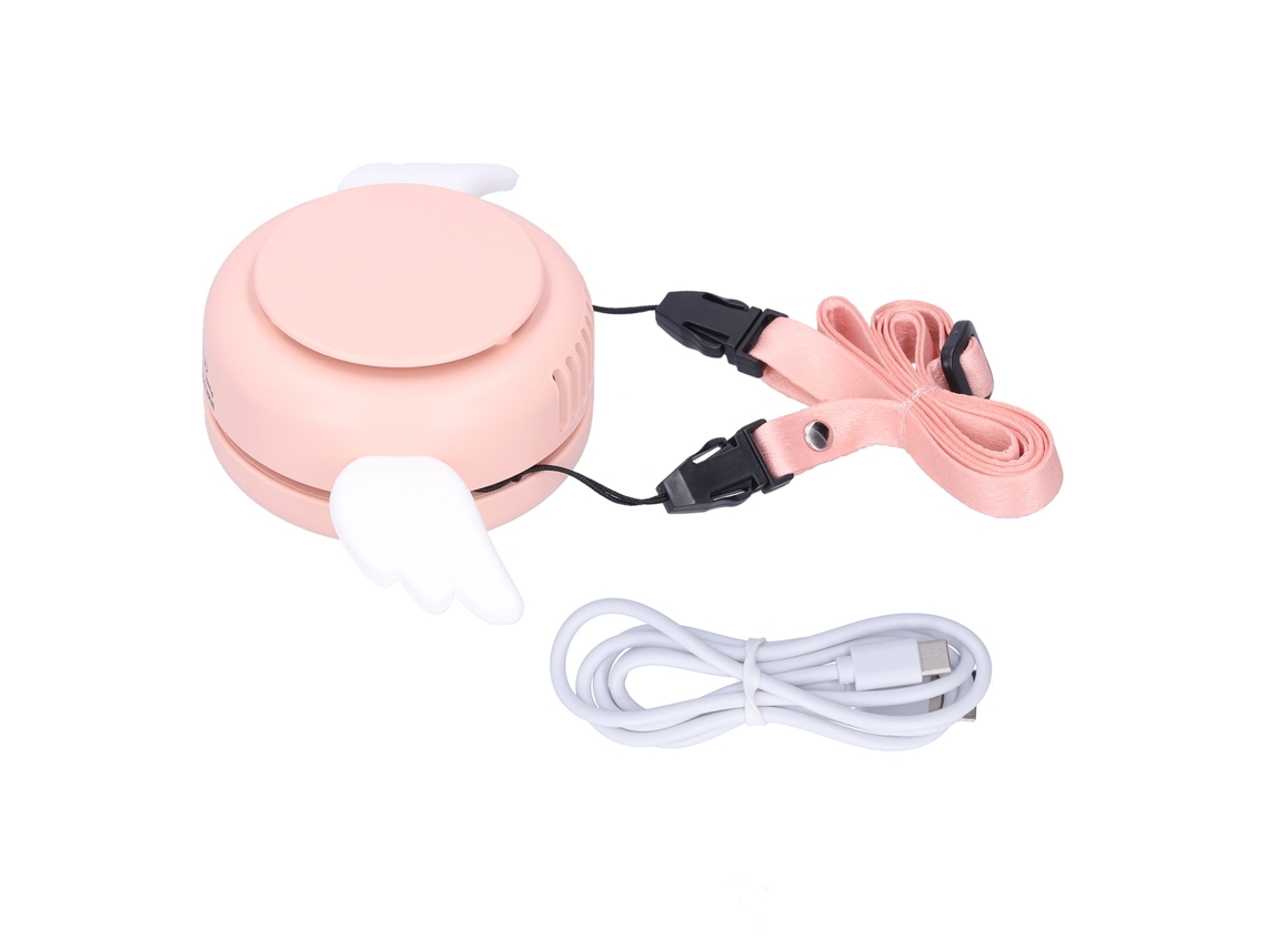 Ventilador Usb Portátil Sem Lâmina Rosa Worten