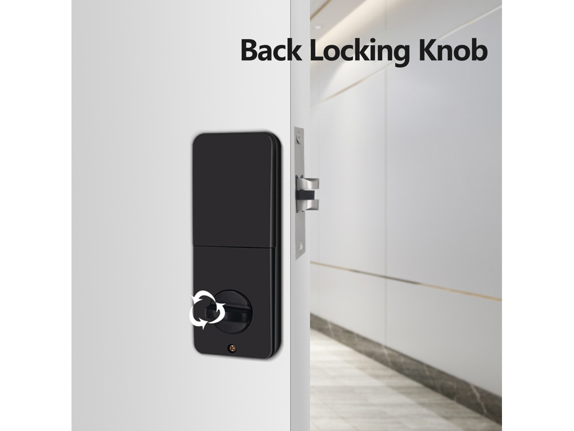 Laxiscreed Fechadura De Porta Com Impressão Digital E 5 Modos De Desbloqueio Para Uso Doméstico
