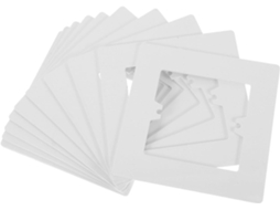Pacote Com 10 Unidades De 86 Capas Protetoras Para Interruptores Tipo Pvc Branco.