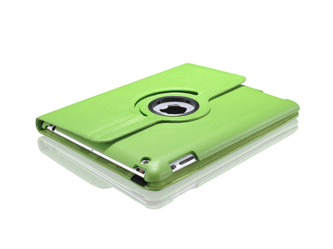 Capa Protetora Giratória Para Ipad Air 6, De 9,7 Polegadas, Em Couro, Com Estampa Lichia, 10,2 G. Tuotuo