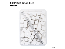 Mini Esponja Para Unhas 100 Peças Esponjas De Mistura Quadradas Bran Inf