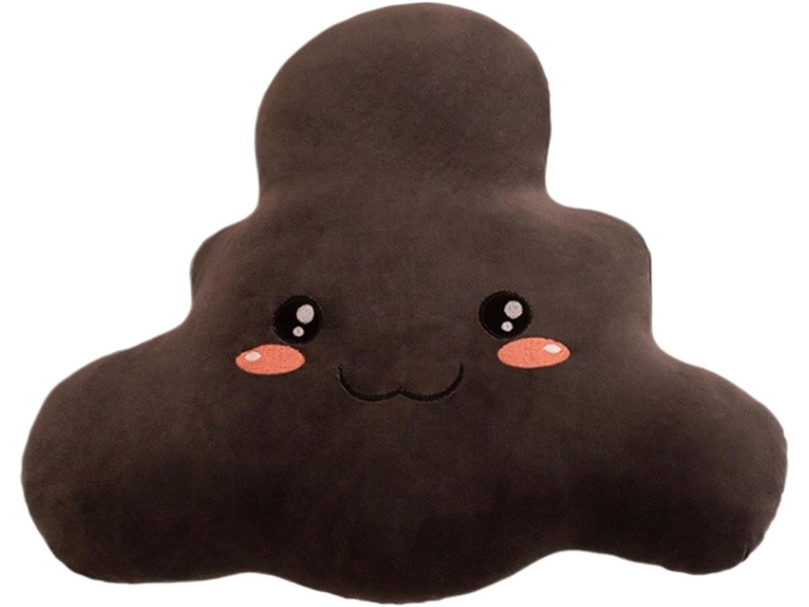 Almofada Decorativa Ou Luxuosa De Pelúcia Em Formato De Nuvem, Preta | Almofada Infantil
