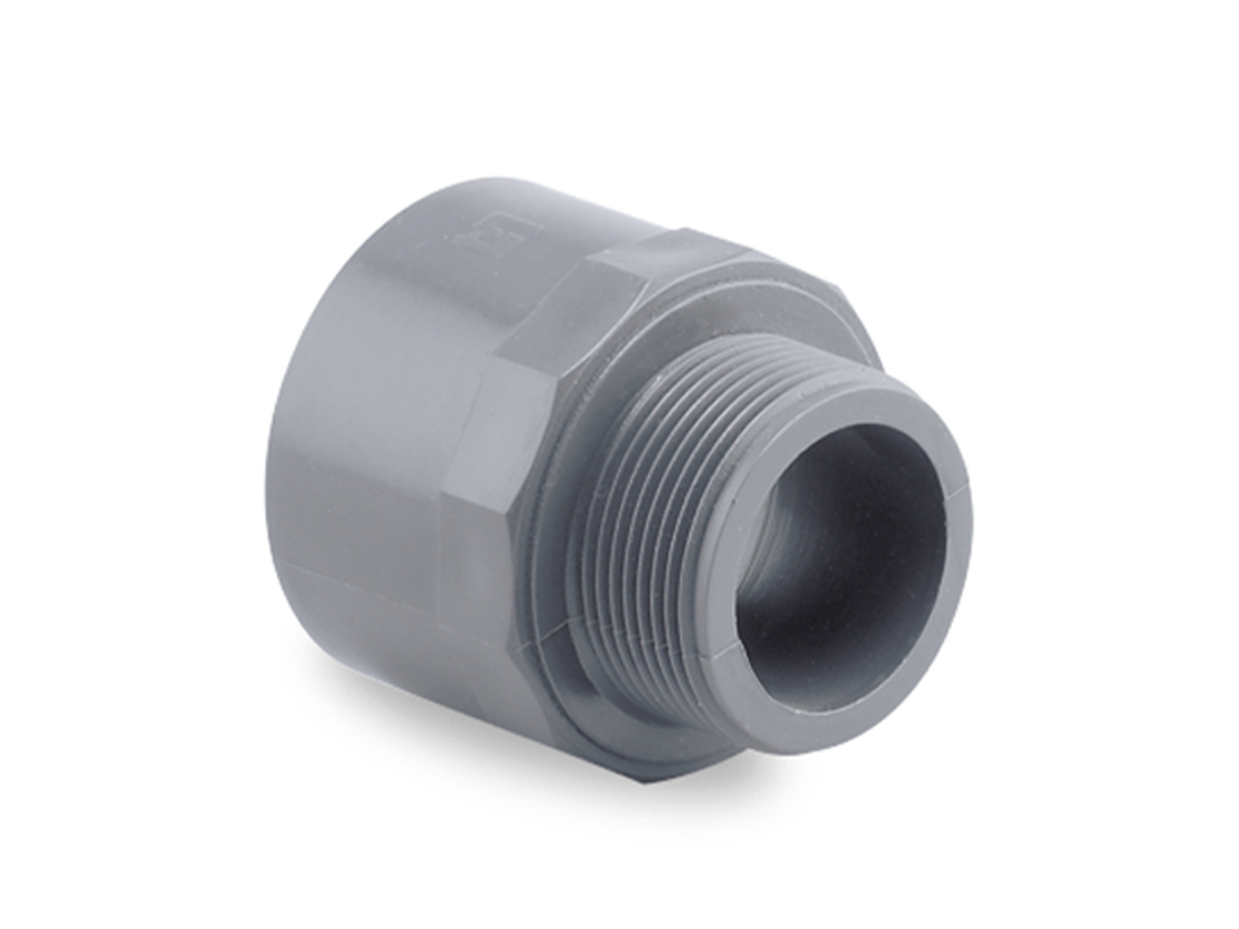 Terminal Roscado Macho PVC Pressão Misturado 90X3 HIDROTEN
