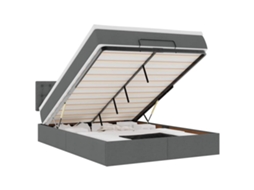 Ottoman Bed, Ottoman Beds Vidaxl Cinzeto Tecido (140 X 200 Cm)